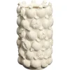 Kwantum Vazen & Potten*Vaas Granaatappel Off-White - 16x28,5 Cm 16x28 Cm