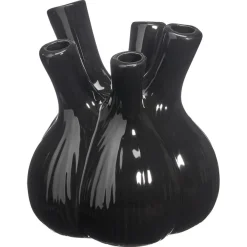 Kwantum Vazen & Potten*Vaas Tulp Zwart 17x20 Cm