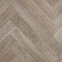 Kwantum Vinyl Vloeren*Vinyl Clarks Taupe Visgraat Je berekent hoeveel meters je nodig hebt door lengte en breedte in te vullen