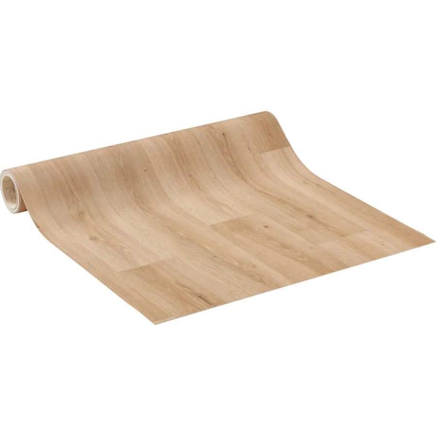 Kwantum Vinyl Vloeren*Vinyl Freehold Naturel Eiken Je berekent hoeveel meters je nodig hebt door lengte en breedte in te vullen