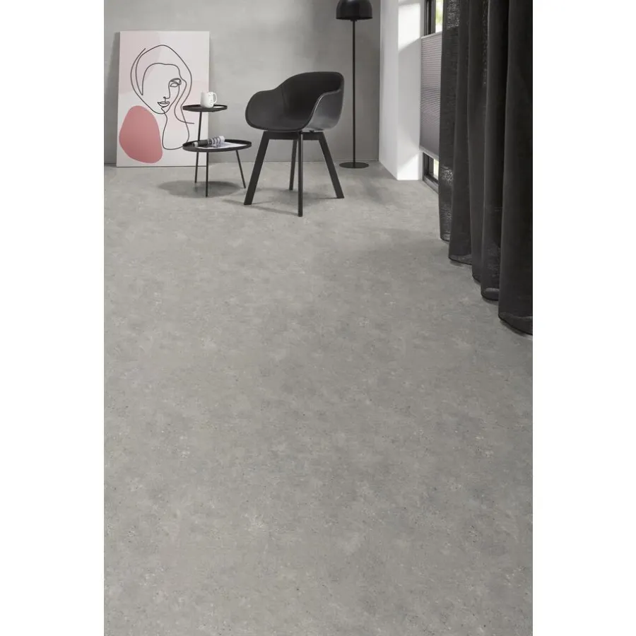 Kwantum Vinyl Vloeren*Vinyl Sutton Grijs Betonlook