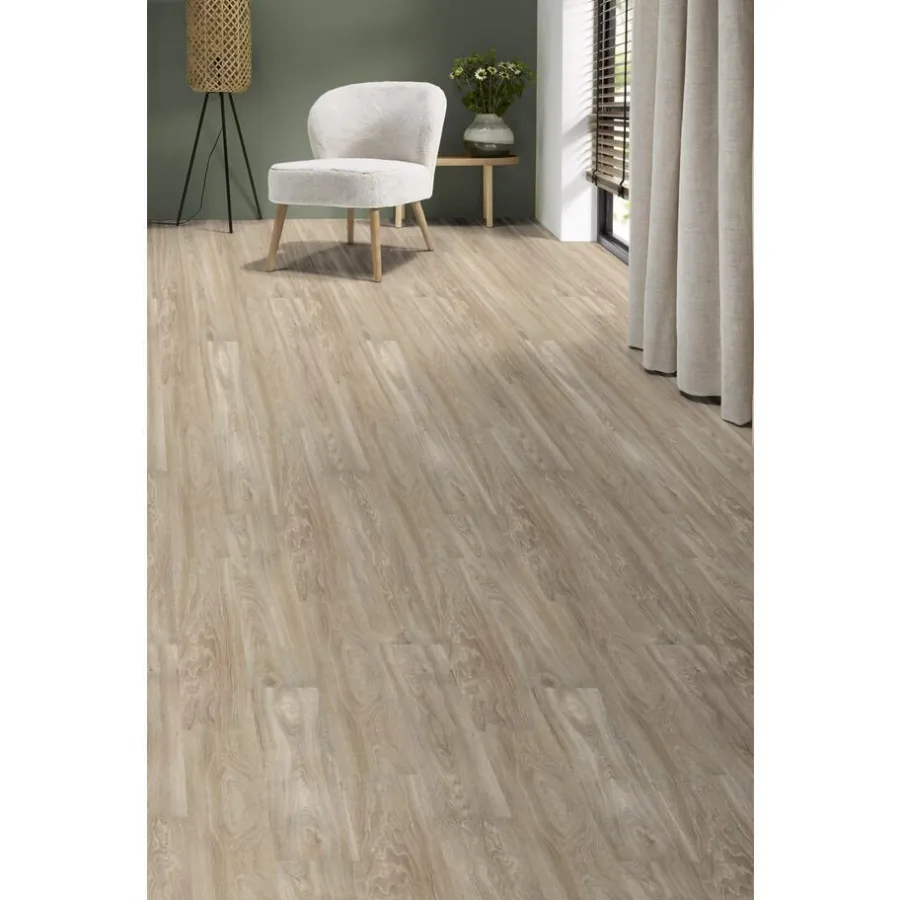 Kwantum Vinyl Vloeren*Vinyl Tennessee Taupe Eiken Je berekent hoeveel meters je nodig hebt door lengte en breedte in te vullen