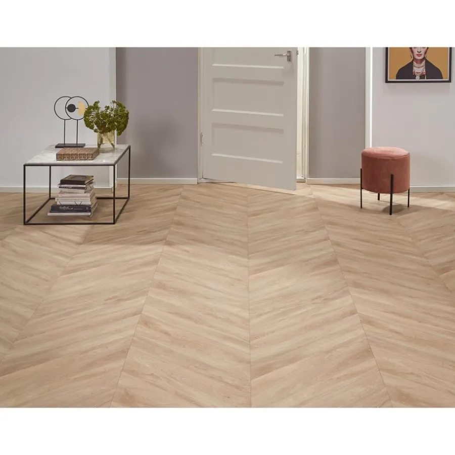 Kwantum Vinyl Vloeren*Vinyl Vista Naturel Hongaarse Punt Je berekent hoeveel meters je nodig hebt door lengte en breedte in te vullen