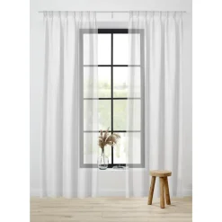 Kwantum Vouwgordijnen|Vitrages*Vitrage Maxima Wit 150 Cm 150CM