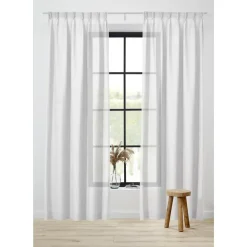 Kwantum Vitrages*Vitrage Violet Wit 150 Cm 150CM