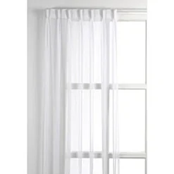 Kwantum Vouwgordijnen|Gordijnen*Vitrage Violet Wit 215 Cm 215CM