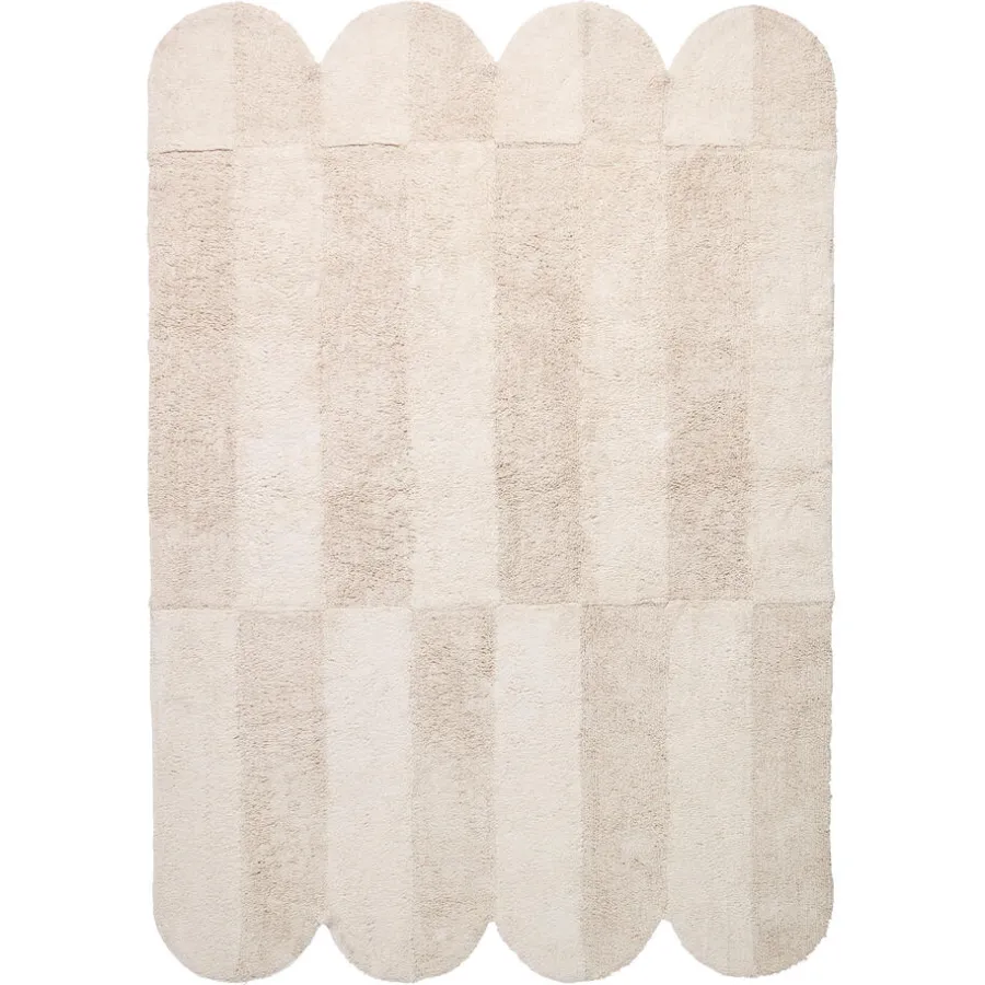 Kwantum Vloerkleden|Vloerkleden Woonkamer*Vloerkleed Boulia Wit 160x230 Cm