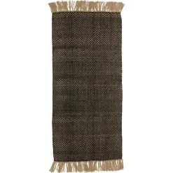 Kwantum Vloerkleden|Vloerkleden Woonkamer*Vloerkleed Buna Naturel Zwart