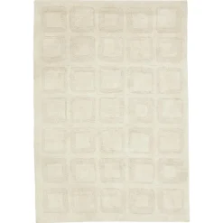 Kwantum Vloerkleden|Vloerkleden Woonkamer*Vloerkleed Lewis Wit