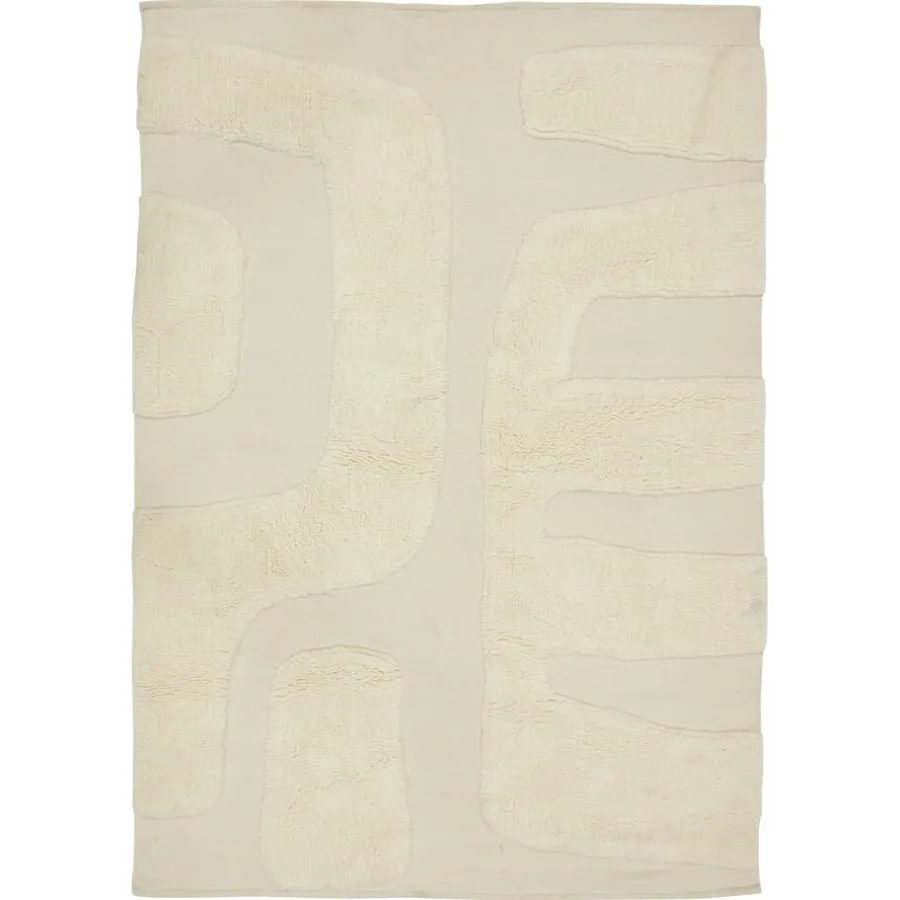 Kwantum Vloerkleden|Vloerkleden Woonkamer*Vloerkleed Metz 160x230 Cm Off-White