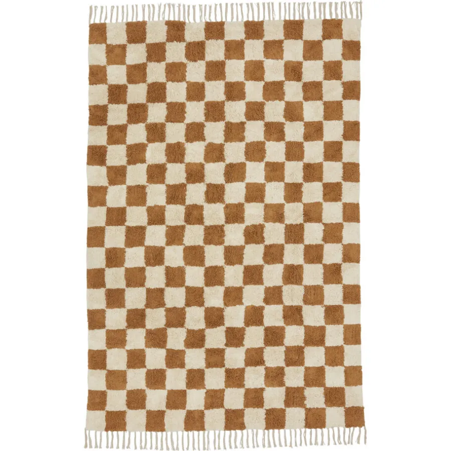 Kwantum Vloerkleden|Vloerkleden Woonkamer*Vloerkleed Pepperwood 160x230cm Bruin