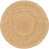 Kwantum Vloerkleden|Vloerkleden Woonkamer*Vloerkleed Solis Naturel - Ø 200 Cm