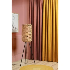 Kwantum Vloerlampen*Vloerlamp Aphrodite Zwart Naturel