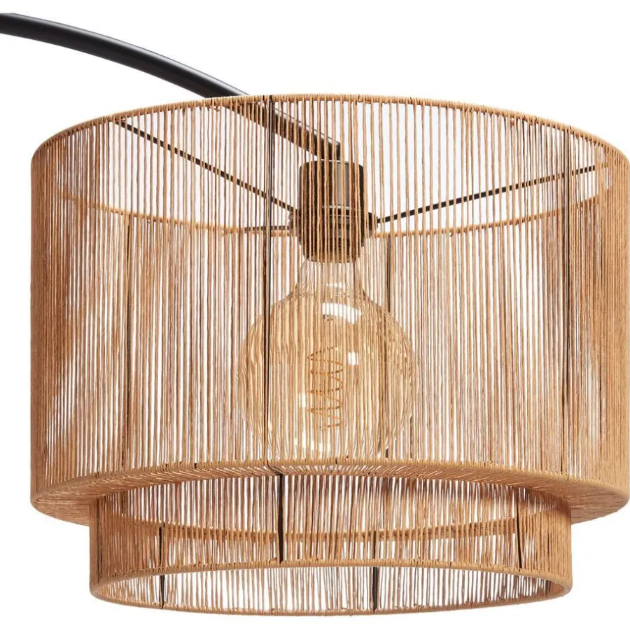 Kwantum Vloerlampen*Vloerlamp Cilen Zwart Bruin