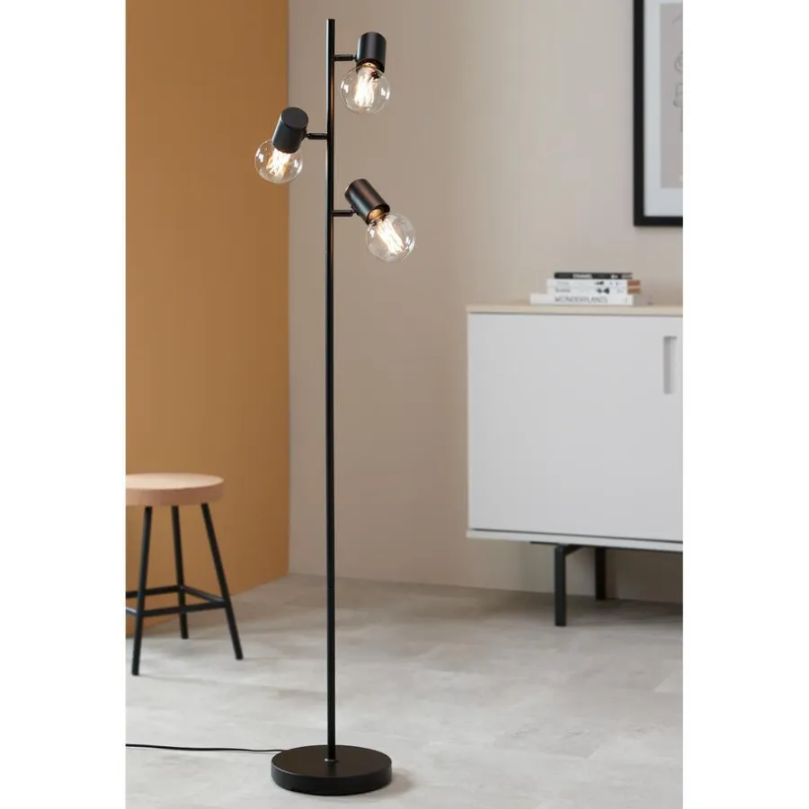 Kwantum Vloerlampen*Vloerlamp Elste Zwart