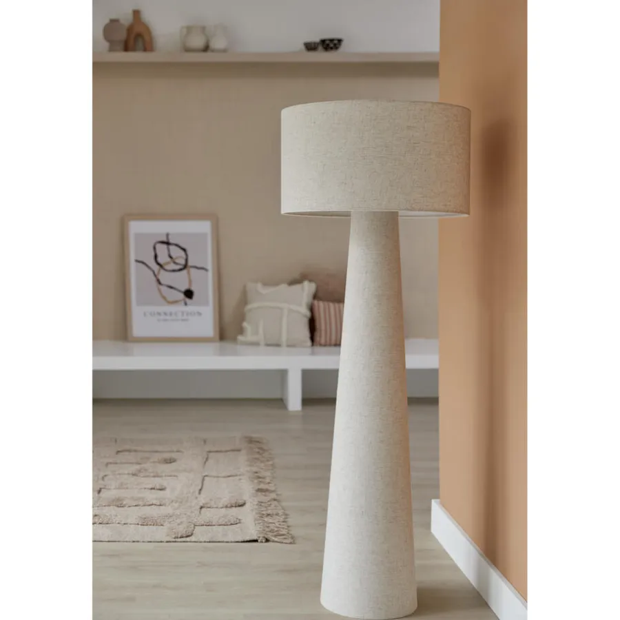 Kwantum Vloerlampen*Vloerlamp Pandia Off-White