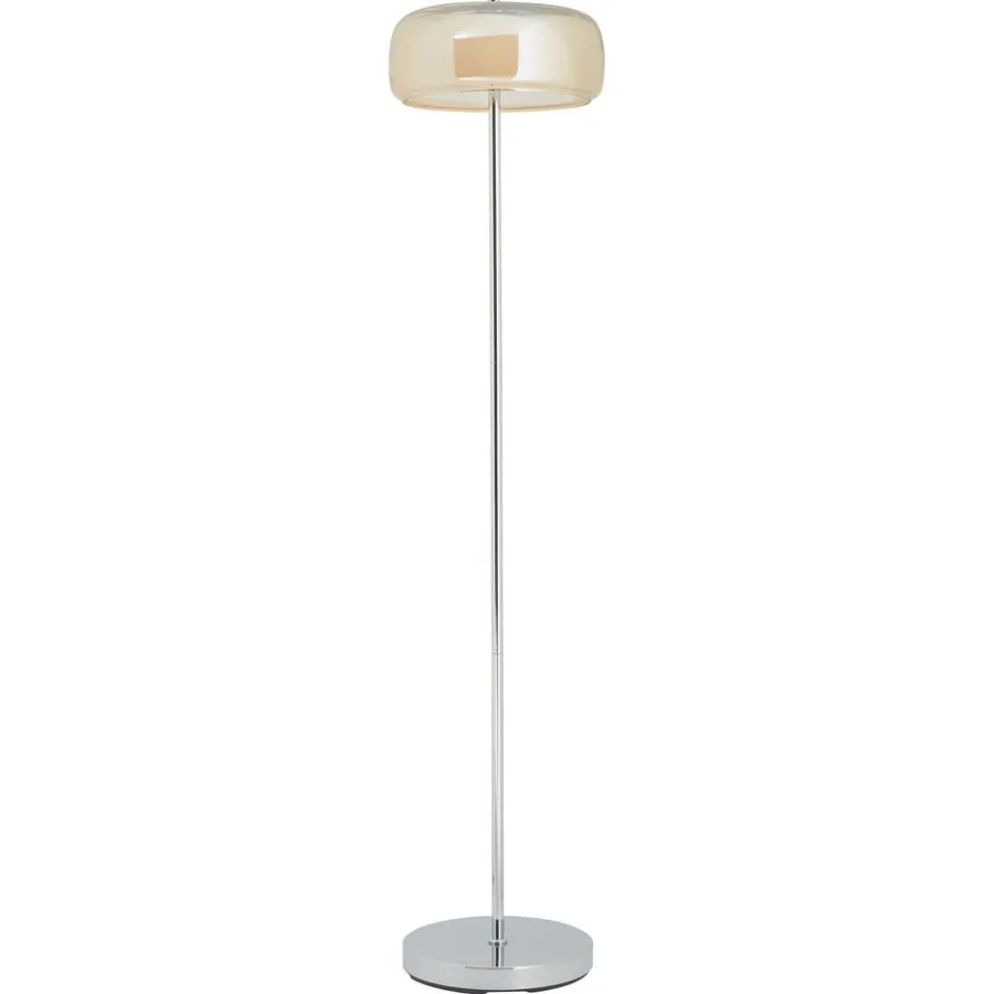 Kwantum Vloerlampen*Vloerlamp Vari Bruin