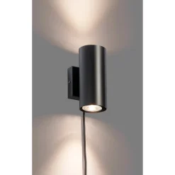 Kwantum Wandlampen*Wandlamp Alpan Zwart