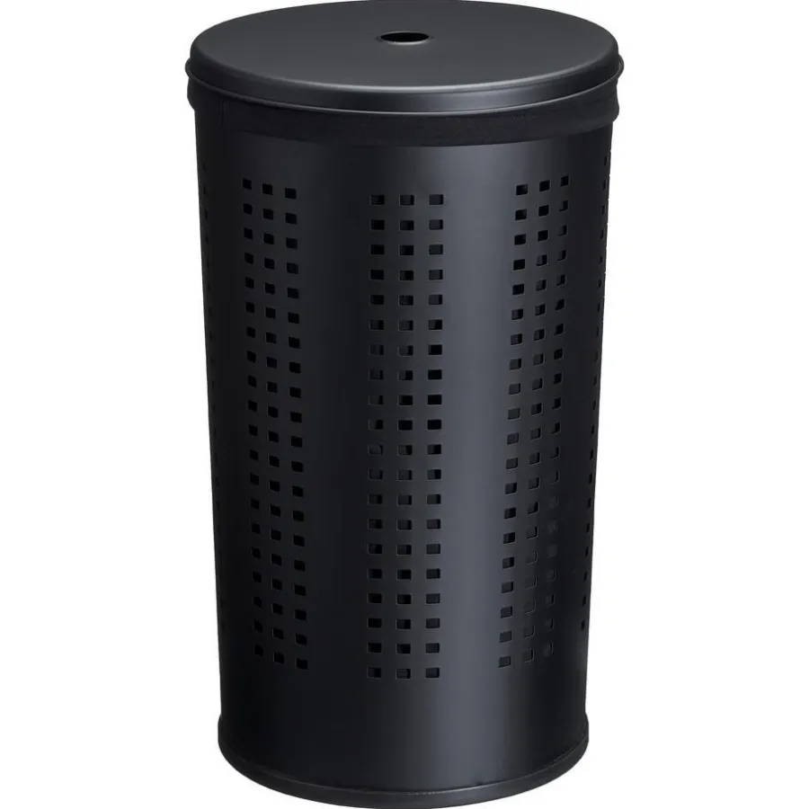 Kwantum Wasmanden*Wasmand Metaal Zwart - 45 Liter