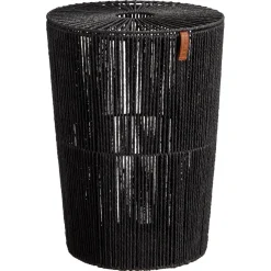 Kwantum Wasmanden*Wasmand Rope Rond Zwart