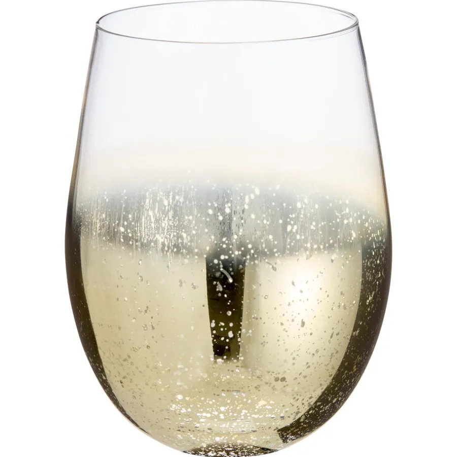 Kwantum Kerstservies|Glazen*Waterglas Shine Goud - 500 Ml