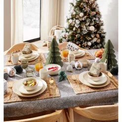 Kwantum Kerstservies|Glazen*Waterglas Stapelbaar Smoke Dr.Grijs