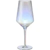 Kwantum Kerstservies*Wijnglas Ribbel Holo - 430 Ml