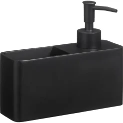 Kwantum Keukenaccessoires|Badkameraccessoires*Zeepdispenser Bakje Zwart