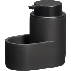 Kwantum Badkameraccessoires*Zeeppomp Met Bakje Zwart